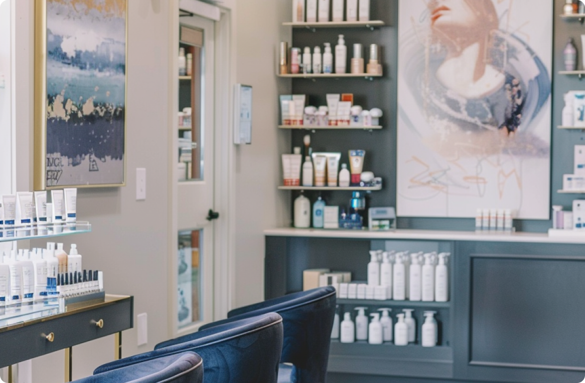 Cozy salon interior